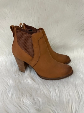 Boots Designer By Ugg In Brown, Size: 9 Winter Chill Natural Fiber Lining