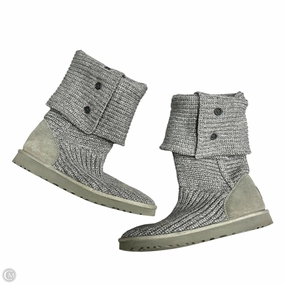 Boots Designer By Ugg In Grey, Size: 11 Track Run Stretch Fabric Weekend Trip
