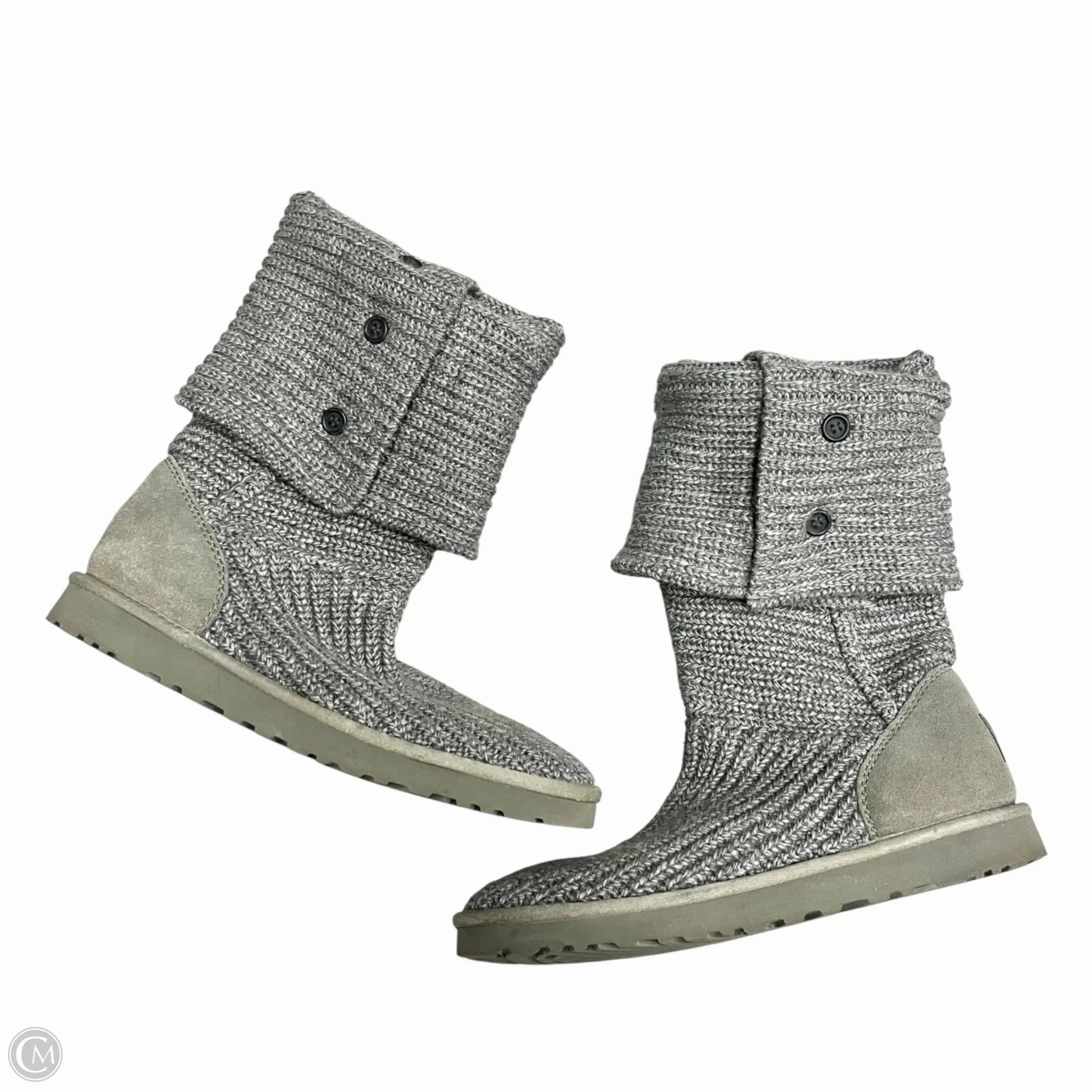 Boots Designer By Ugg In Grey, Size: 11 Track Run Stretch Fabric Weekend Trip