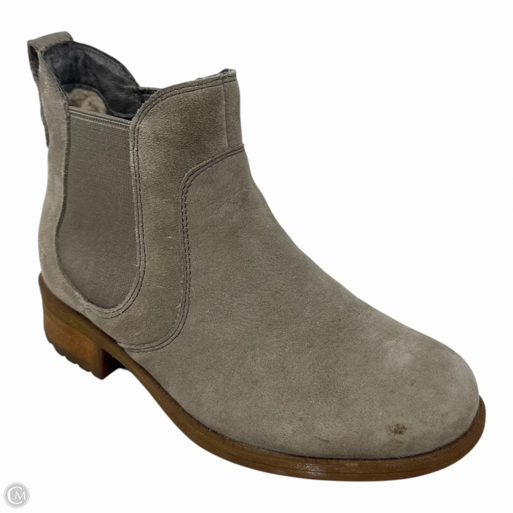 Cactus Cool Love Path Boots Designer By Ugg In Grey, Size: 5.5
