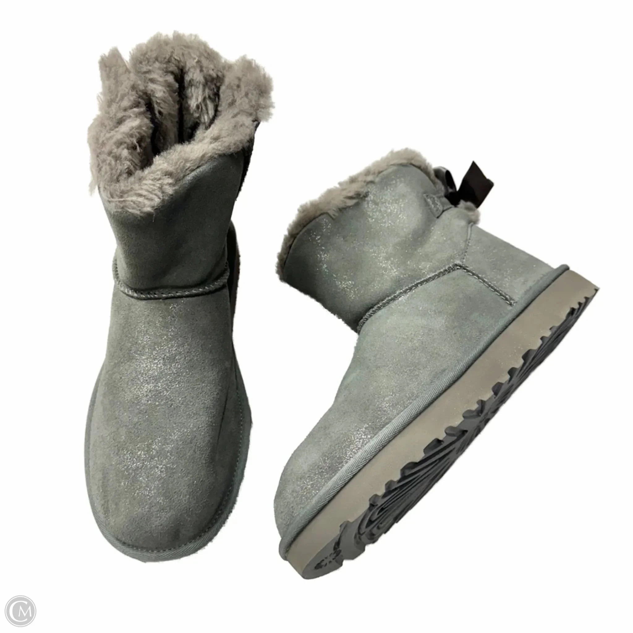 Eco Friendly Construction Flexible Fit Frequent Travelers Boots Designer By Ugg In Grey, Size: 9