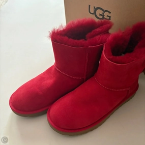 Boots Designer By Ugg In Red, Size: 8 Kick Power Earth Mood