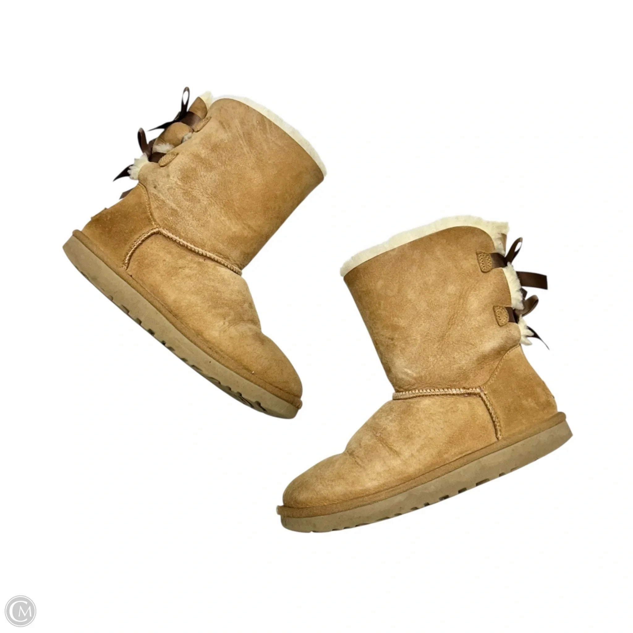 Anatomical Toe Shape Clean Step Boots Designer By Ugg In Tan, Size: 6