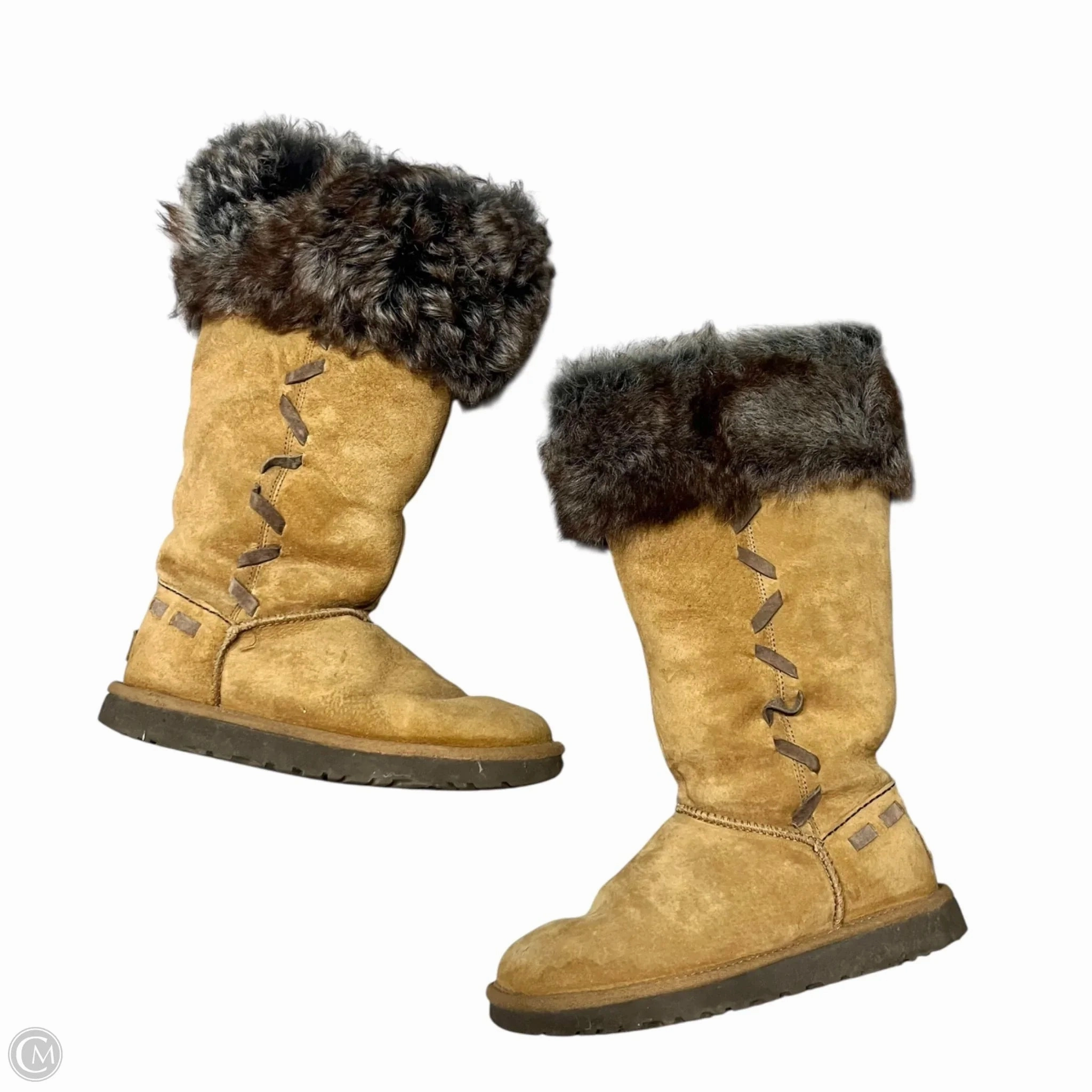 Joy Mood Lightweight EVA Material Boots Designer By Ugg In Tan, Size: 7