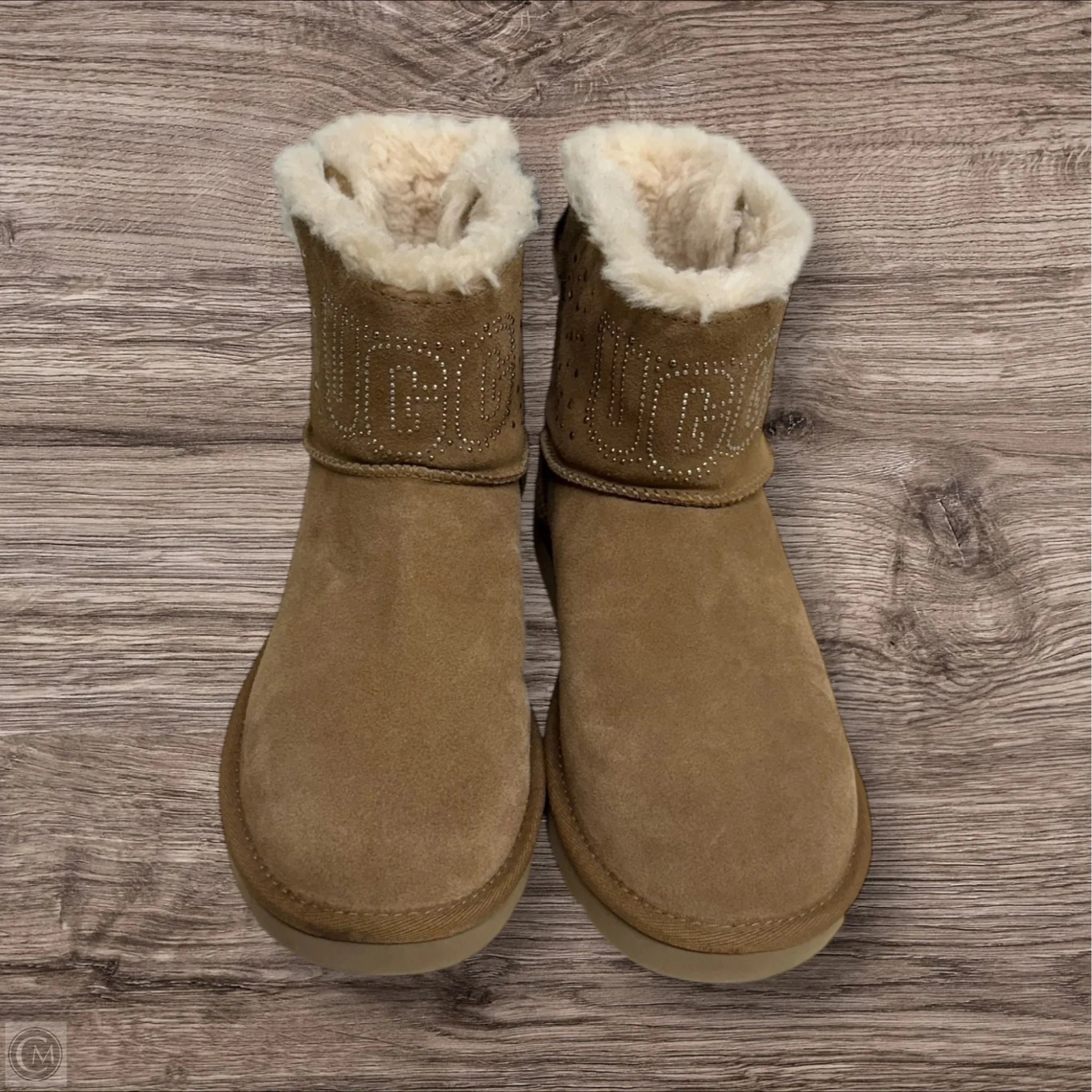 Comfort Bend Boots Designer By Ugg In Taupe, Size: 8