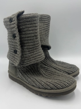 Suede Soft Comfortable Design Boots Designer By Ugg  Size: 9