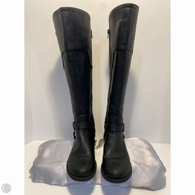 Anti Skid Terrain Tested Boots Knee Flats By Clothes Mentor In Black, Size: 7