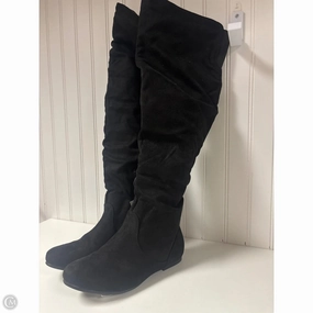 Step Control slim fit Boots Knee Flats By Clothes Mentor In Black, Size: 8.5