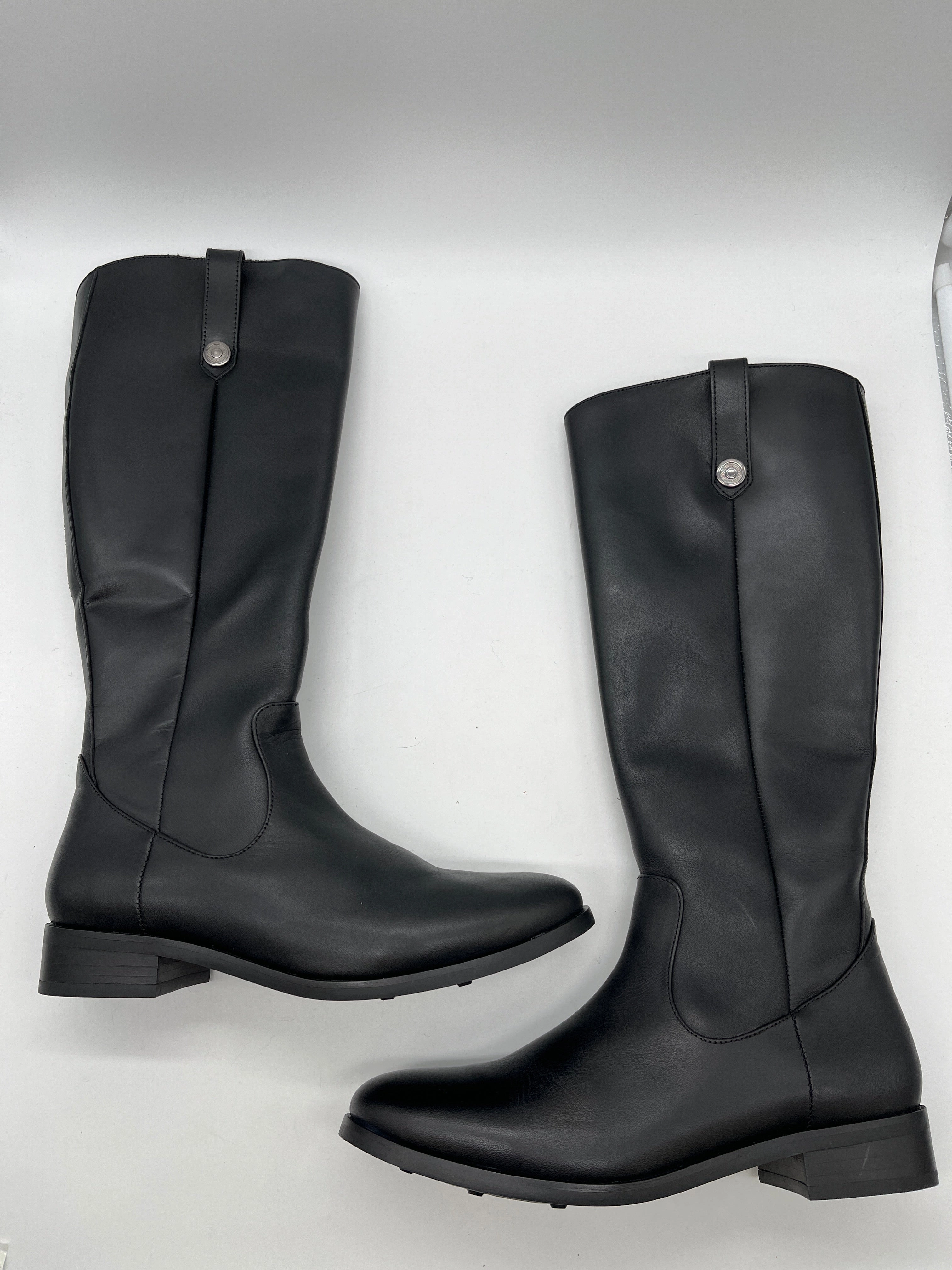 Flexible Frame Weekend Camping Padded Interior City Walking Boots Knee Flats By Clothes Mentor In Black, Size: 9