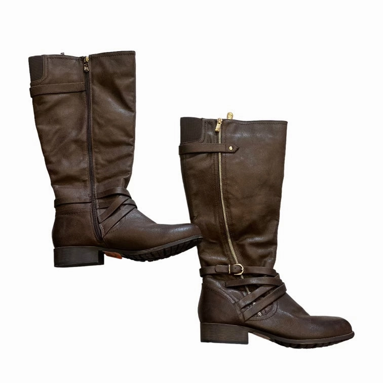 Breathable Rough Trail Hiker Rugged Protection Boots Knee Flats By Clothes Mentor  Size: 10