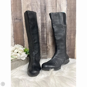 Street Cool Boots Knee Flats By Cme In Black, Size: 7