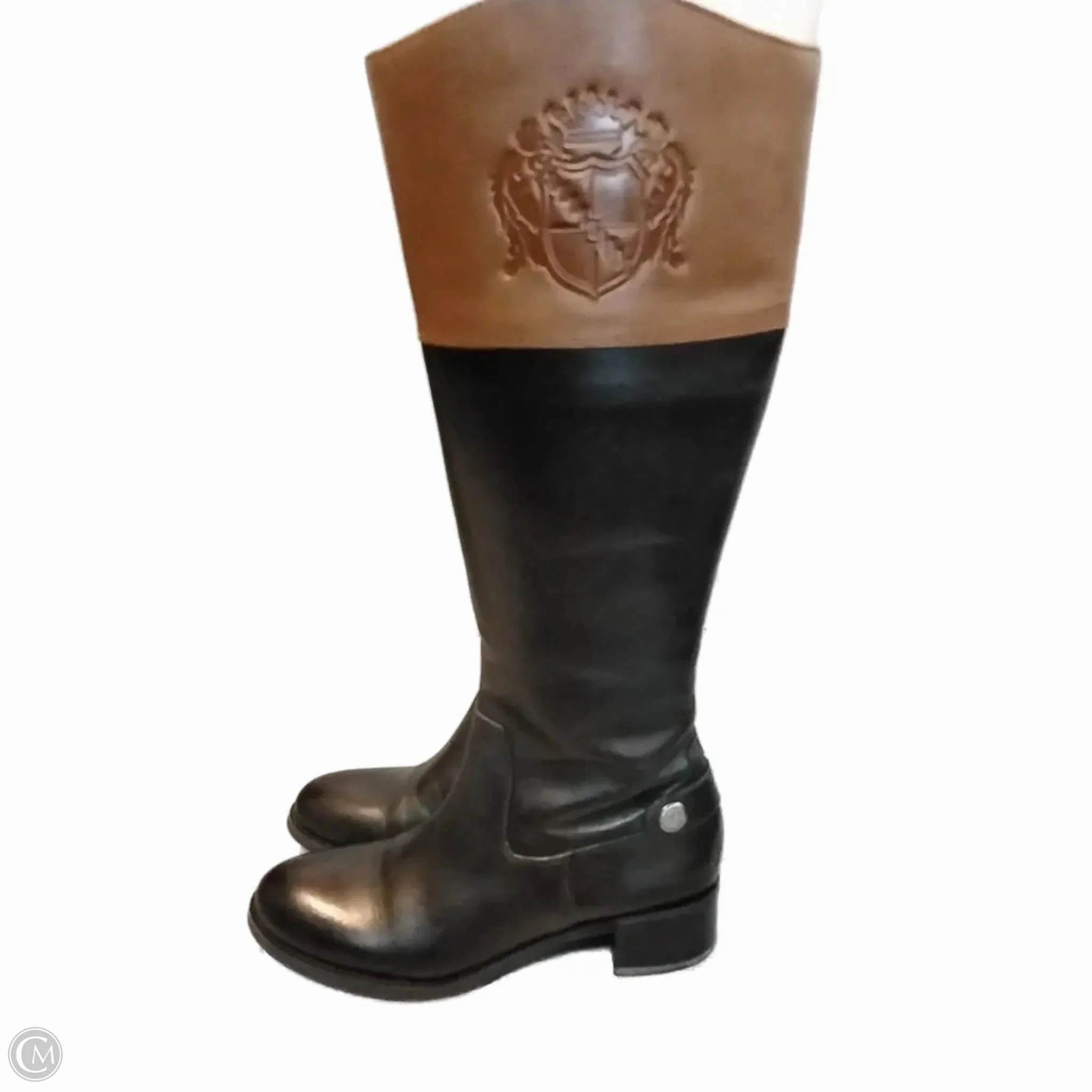 Boots Knee Flats By Franco Sarto In Black & Brown, Size: 6.5 Seamless Comfort Outdoor Explorer Wild Soul