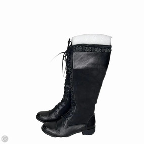 Flexible Frame Remote Hiking Boots Knee Flats By Giani Bernini In Black, Size: 7.5