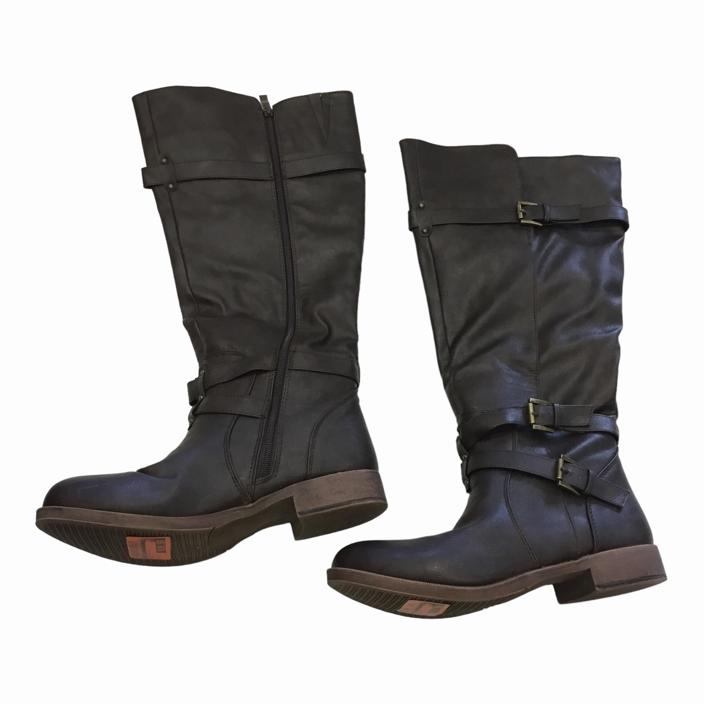 Boots Knee Flats By J G Hook  Size: 10 Tough Grip