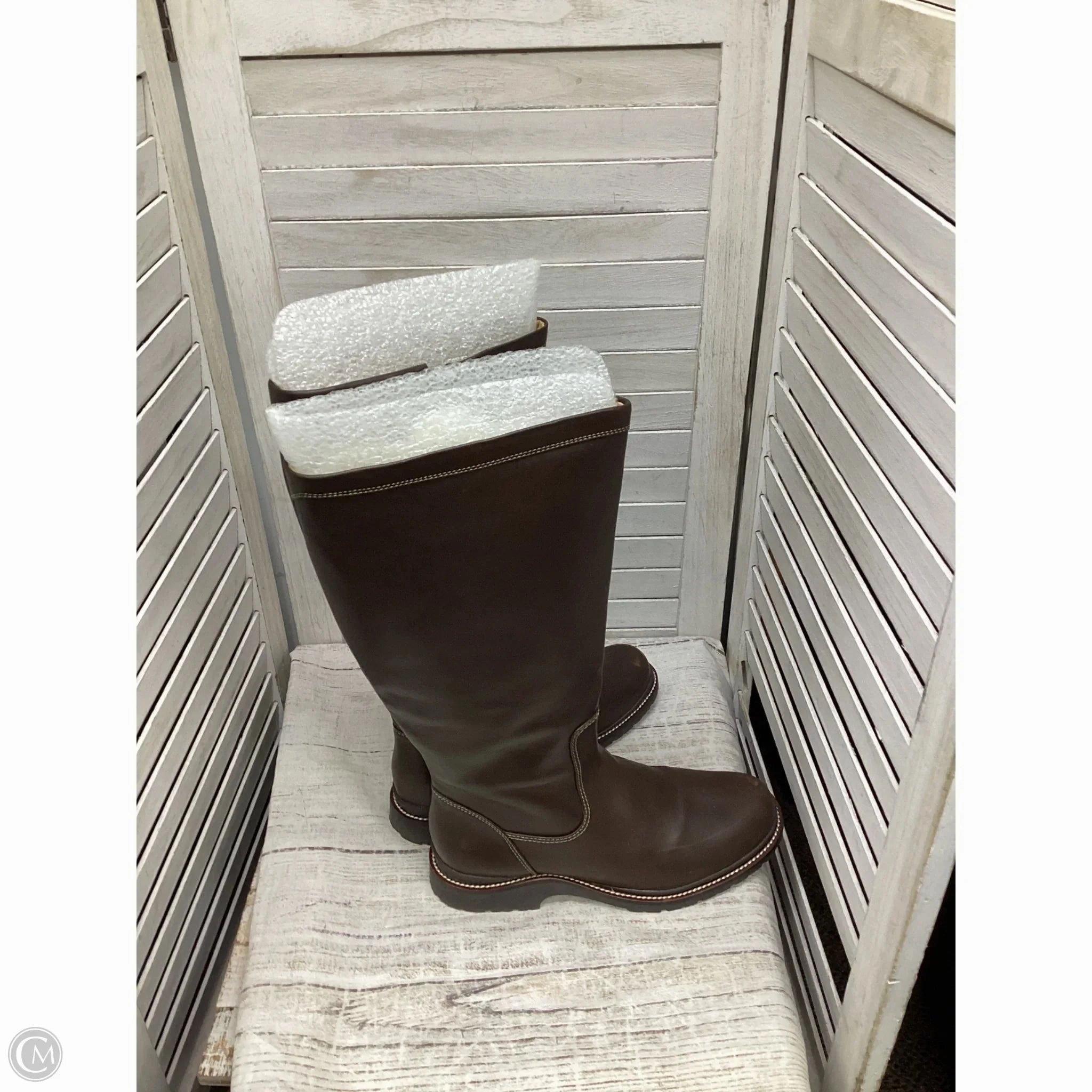 Boots Knee Flats By L.l. Bean In Brown, Size: 10 Impact Diffusion Tech