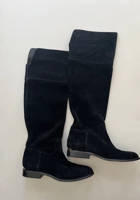 Seamless Comfort Comfort Seeker Boots Knee Flats By Michael Kors O In Black, Size: 10