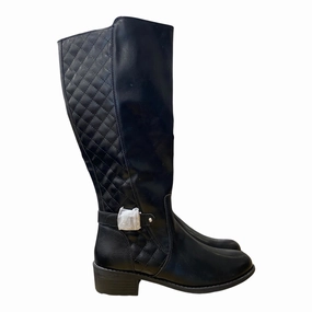 BOOTS KNEE FLATS by ST JOHNS BAY In BLACK, Size: 10 Perfect Fit Heavy Terrain