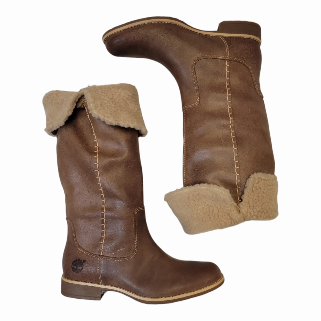 Boots Knee Flats By Timberland  Size: 7 Cozy Footwear Padded Interior Comfort Seeker