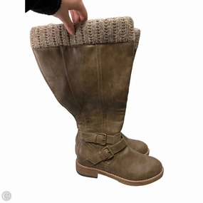 Boots Knee Flats By Torrid In Tan, Size: 8 Quick Drying Cold Climate