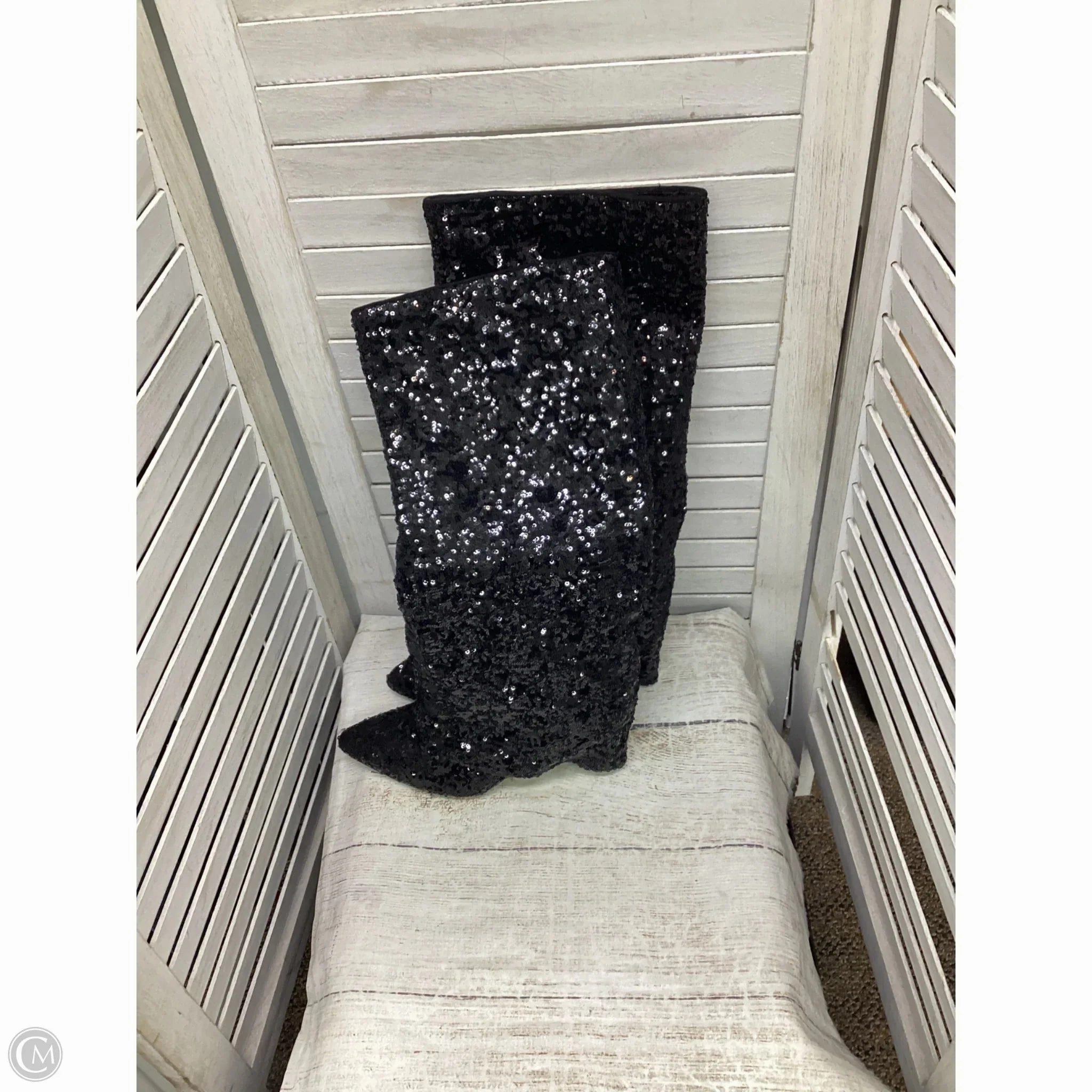 Stable Support River Crossing Waterproof Cold Climate Boots Knee Heels By A New Day In Black, Size: 8.5