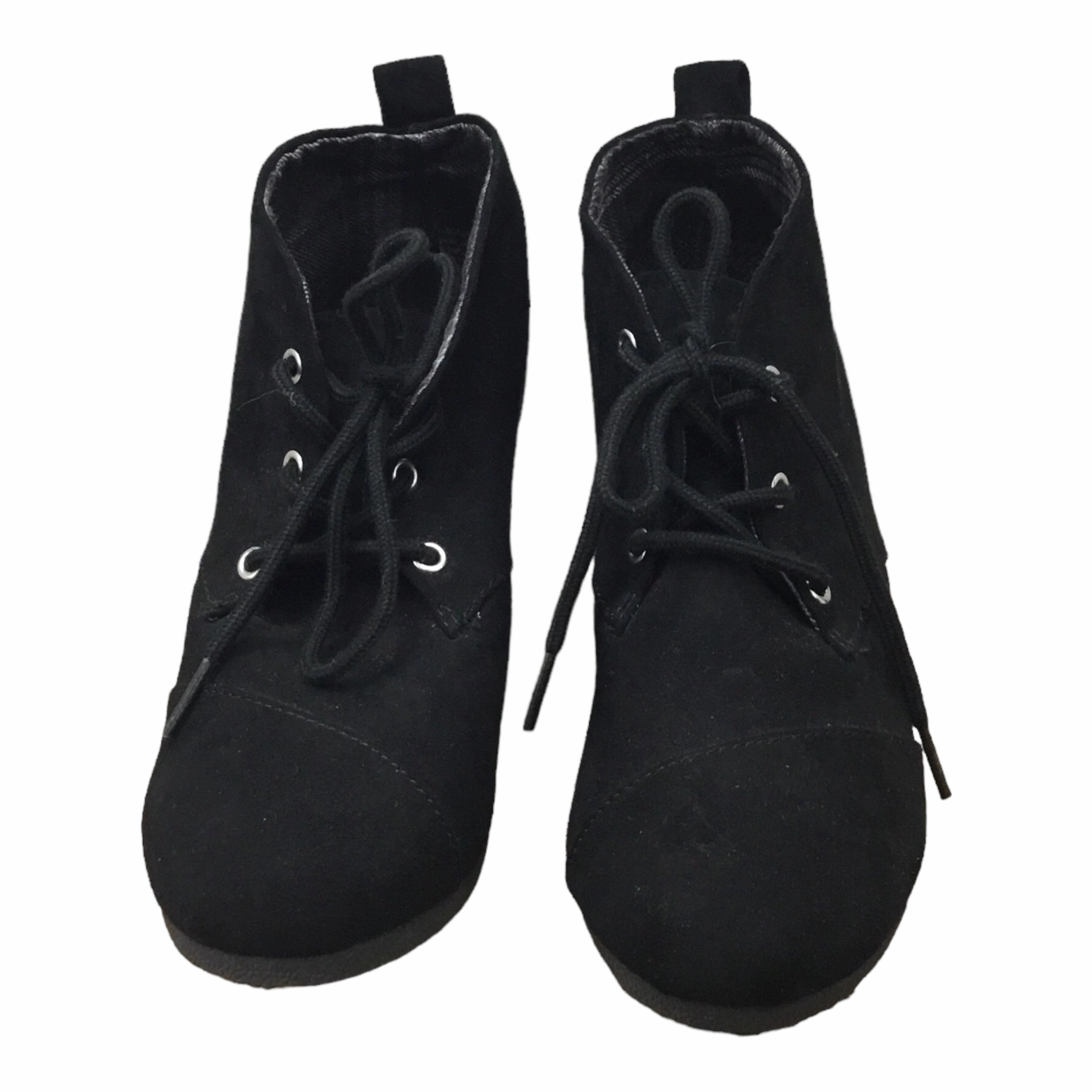 Boots Knee Heels By Attention  Size: 8 Low Profile Urban Commute Eco Material Outdoor Trek