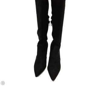 Boots Knee Heels By Bar Iii In Black, Size: 6.5 Comfort Flex Stain Resistant