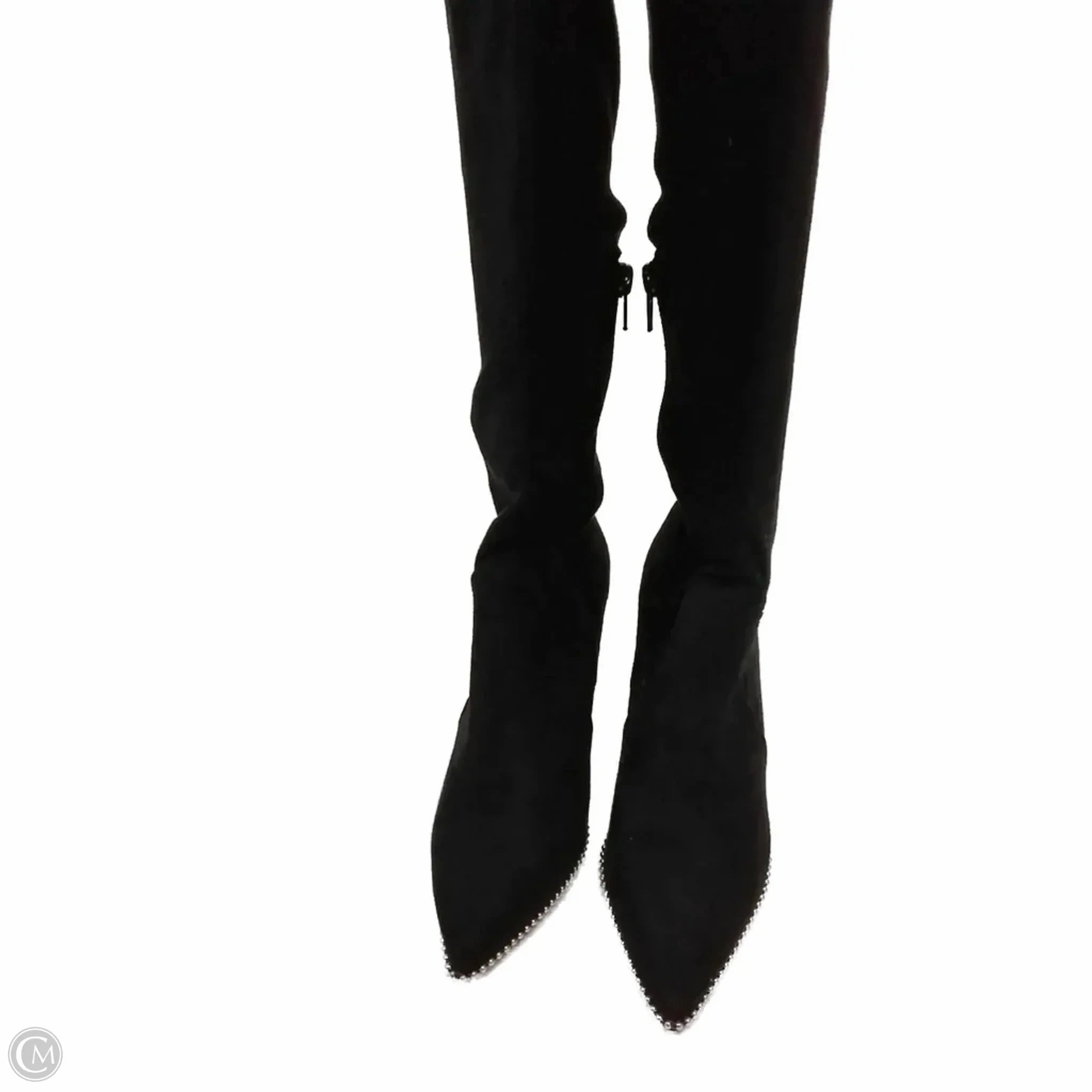 Boots Knee Heels By Bar Iii In Black, Size: 6.5 Comfort Flex Stain Resistant