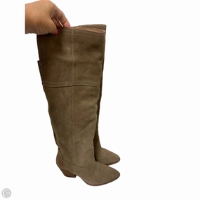 Boots Knee Heels By Blondo In Tan, Size: 8 Impact absorption Waterproof Stylish Explorer