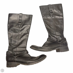 Performance Wear Comfy Cushion Boots Knee Heels By Born In Black, Size: 8.5