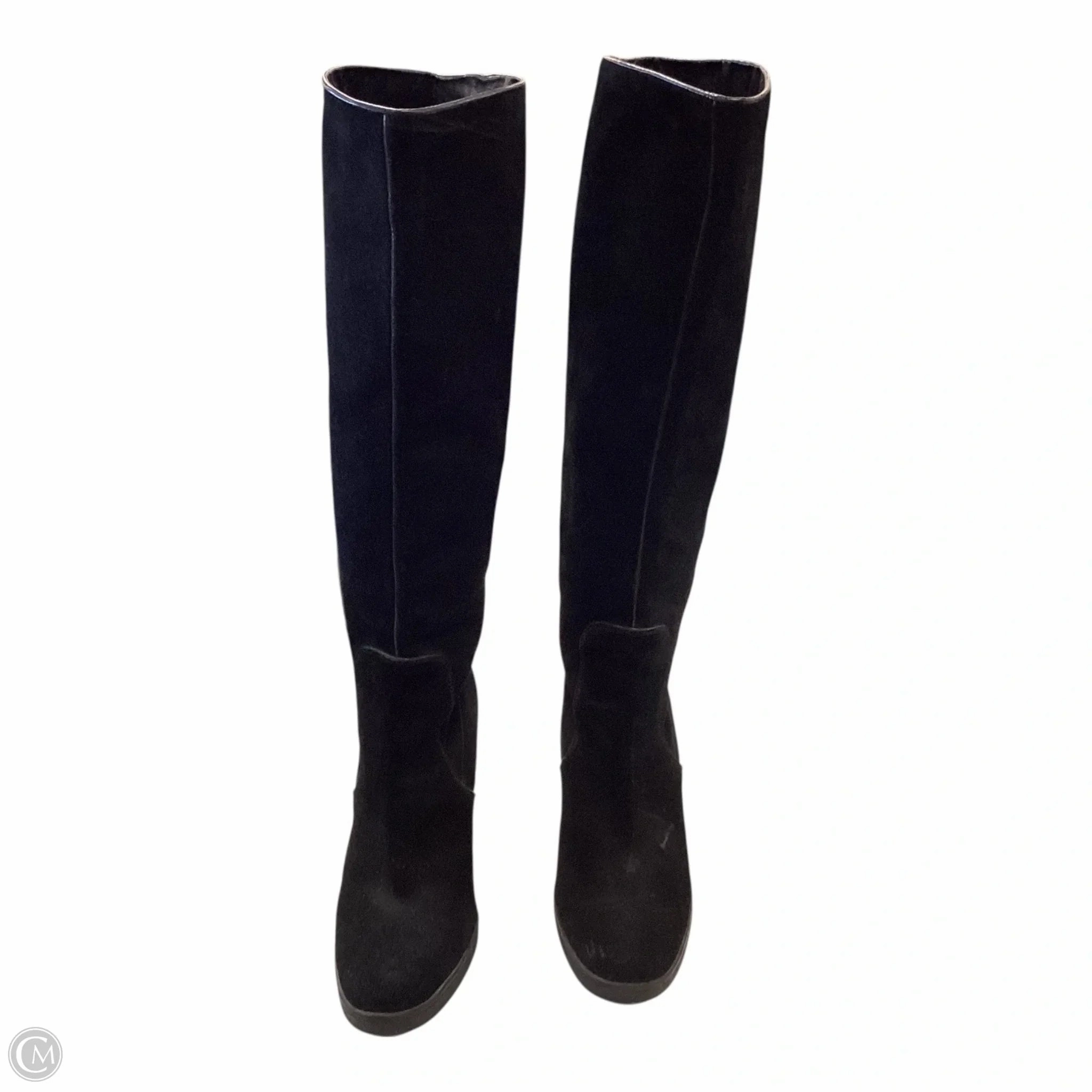 Boots Knee Heels By Calvin Klein In Black, Size: 8.5 Bold Life Seamless Comfort Morning Walk