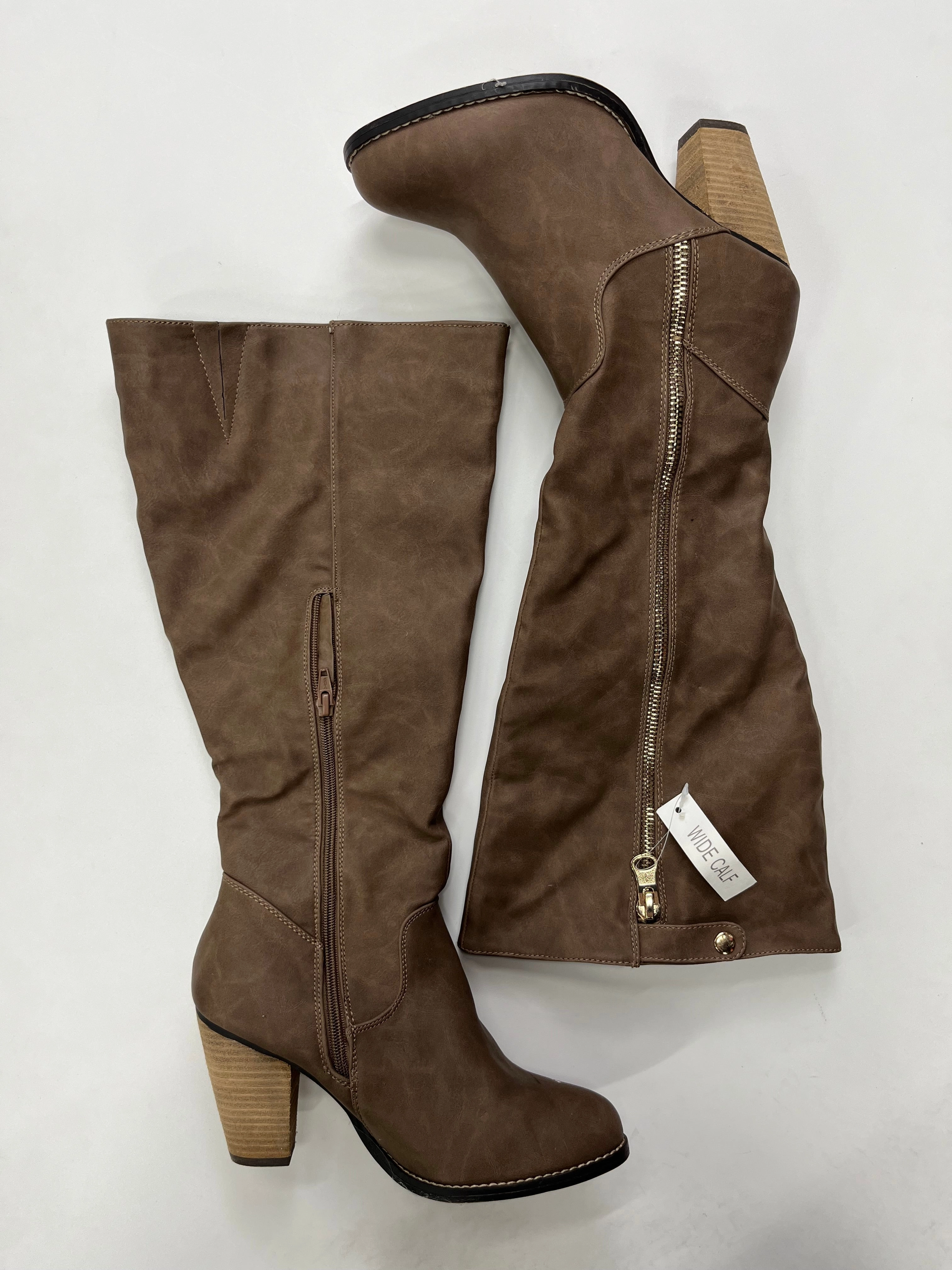 Comfort Ankle Travel Companion Boots Knee Heels By Cato  Size: 9