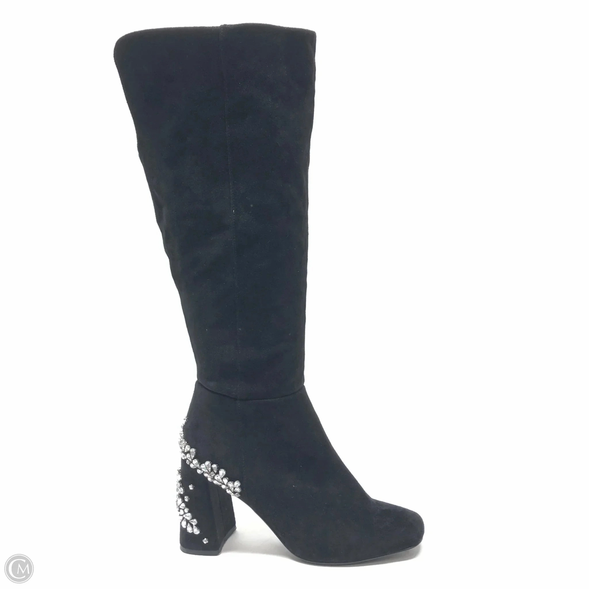 Comfortable Touch Boots Knee Heels By Charles By Charles David In Black, Size: 7