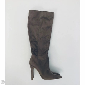 Boots Knee Heels By Charles By Charles David In Taupe, Size: 7.5 Rugged Built Outdoor Trek Stain Resistant