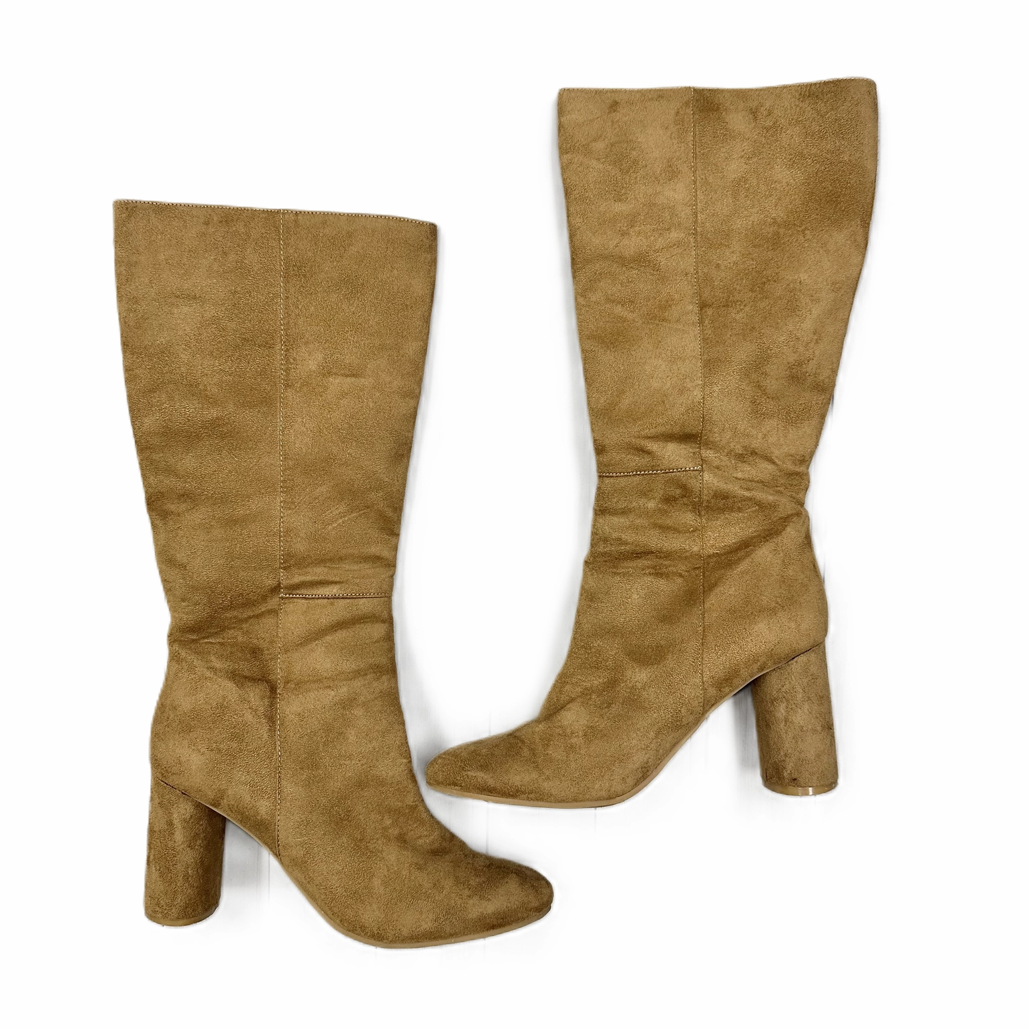 Outdoor Tested Boots Knee Heels By Chinese Laundry In Brown, Size: 8