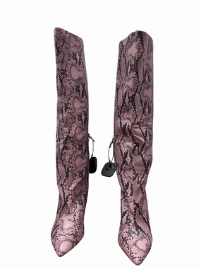 Boots Knee Heels By Clothes Mentor  Size: 8.5 Insulated Weather Resistant User Non Marking Tread