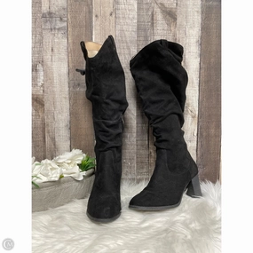 Rugged Built Rural Traveler Boots Knee Heels By Cmf In Black, Size: 9