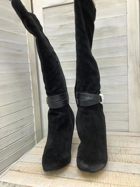 Boots Knee Heels By Corso Como In Black, Size: 9.5 Power Step