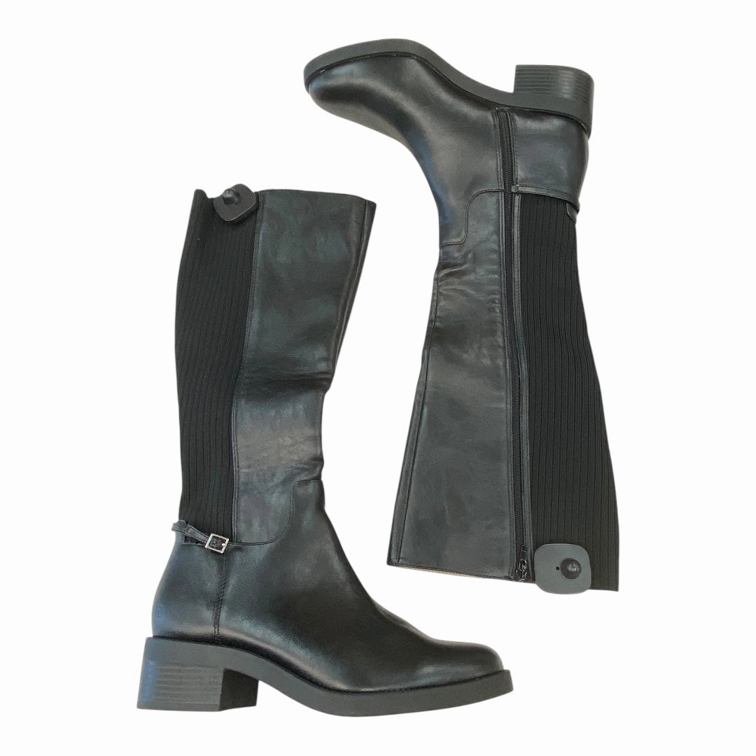 Farm Ready Protective Finish Windy Weather Boots Knee Heels By Life Stride In Black, Size:10