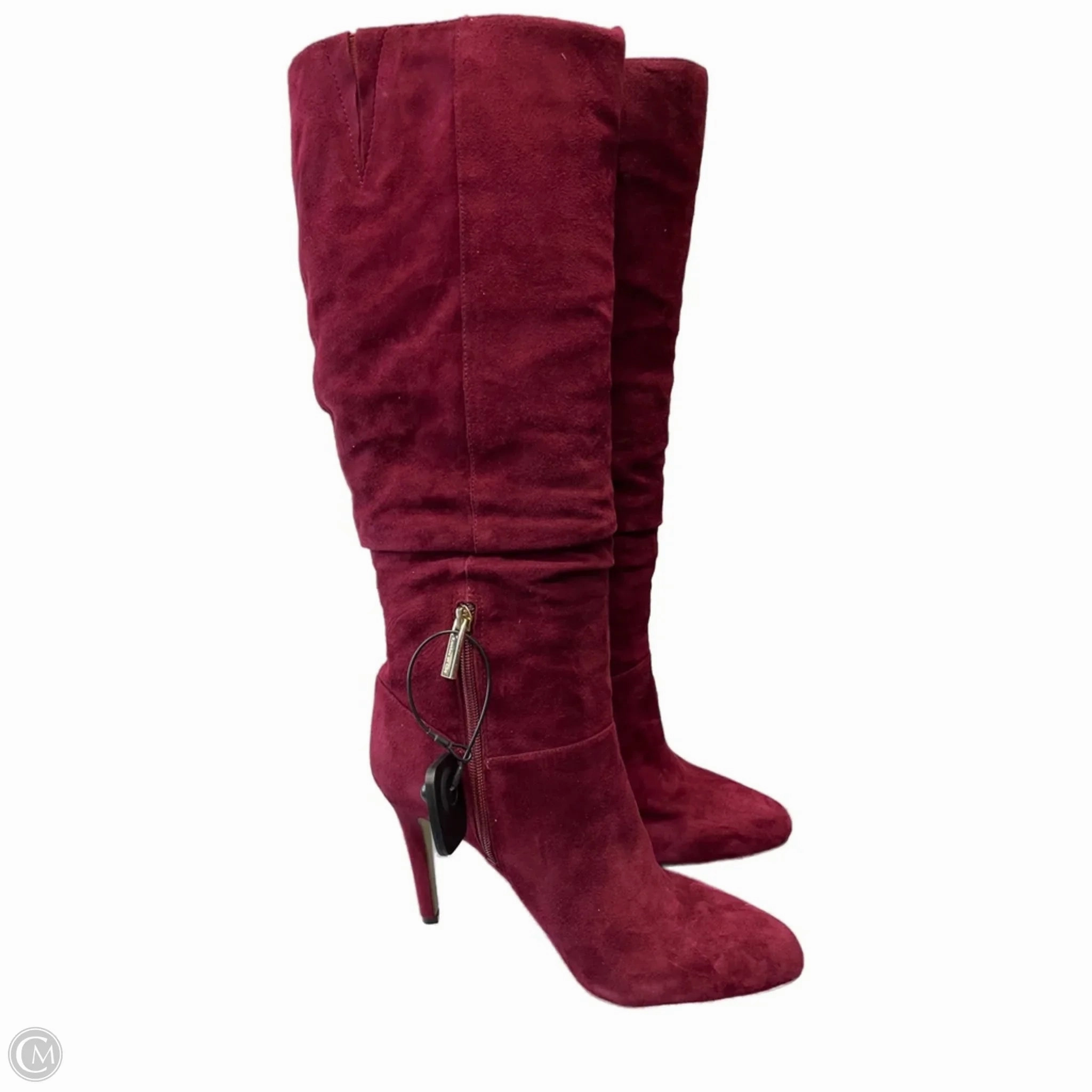 Trail Friendly Boots Knee Heels By Louise Et Cie In Red, Size: 10