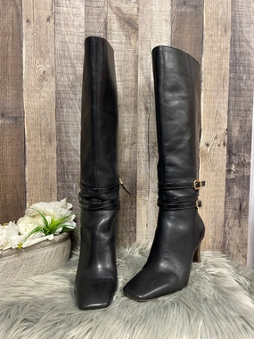 Padded Interior Rural Traveler Day Wear Boots Knee Heels By Louise Et Cie  Size: 8.5