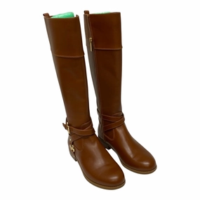 Odor Control Layer Boots Knee Heels By Michael By Michael Kors In Brown, Size:5.5