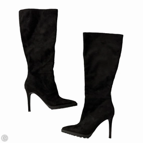 Deep Grooves Boots Knee Heels By Mix No 6 In Black, Size: 8.5