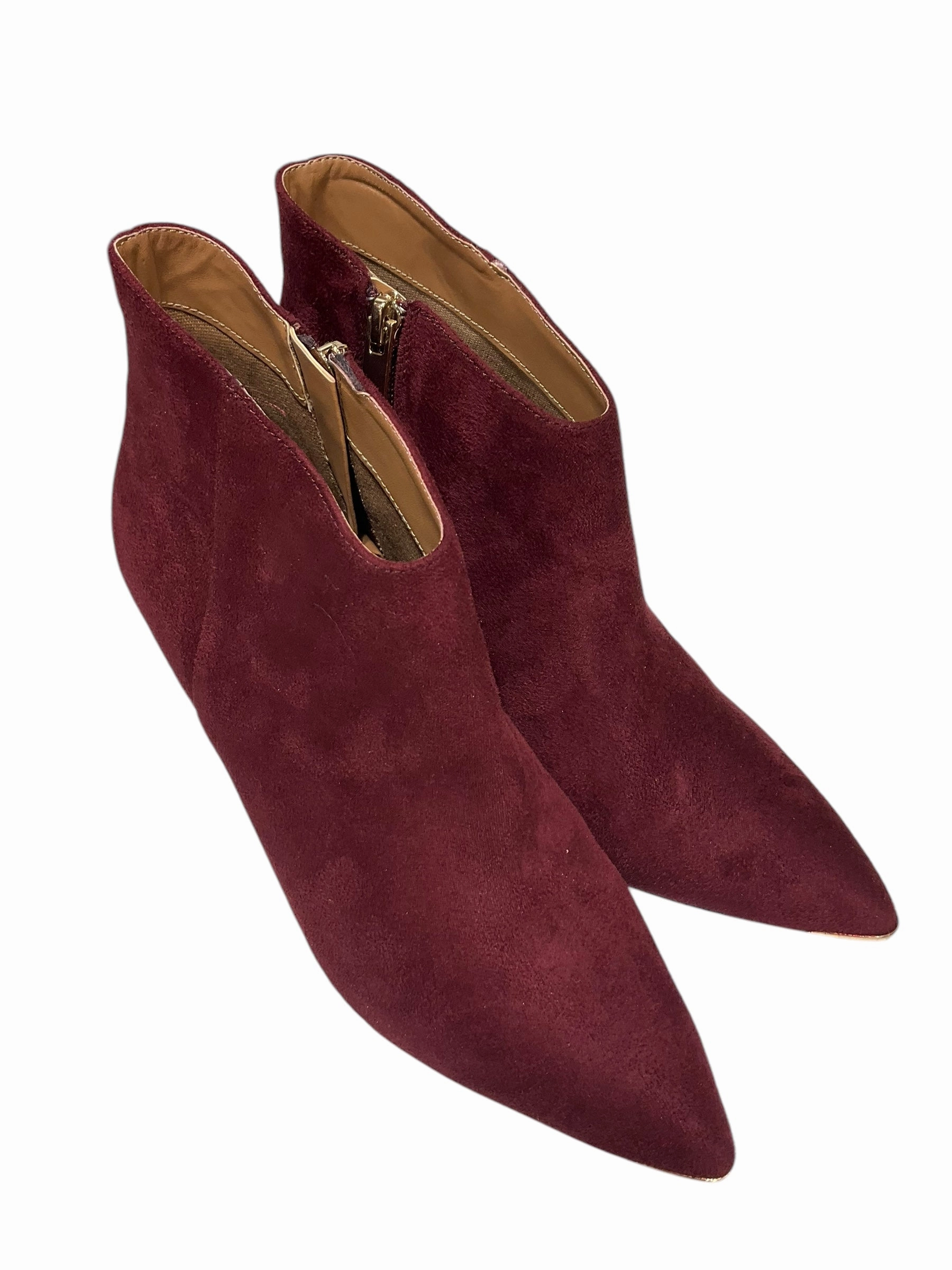 Breathable Remote Hiking Thermal Insulation Boots Knee Heels By Nanette Lepore In Red, Size: 7