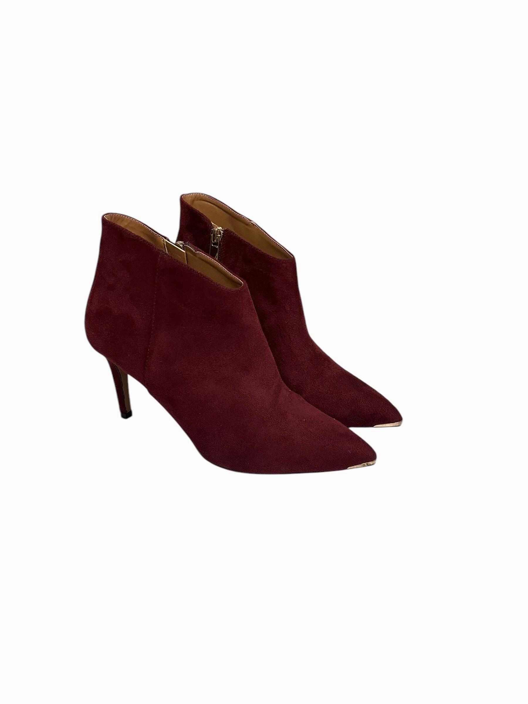 Slip   Resistant Lug Boots Knee Heels By Nanette Lepore  Size: 7