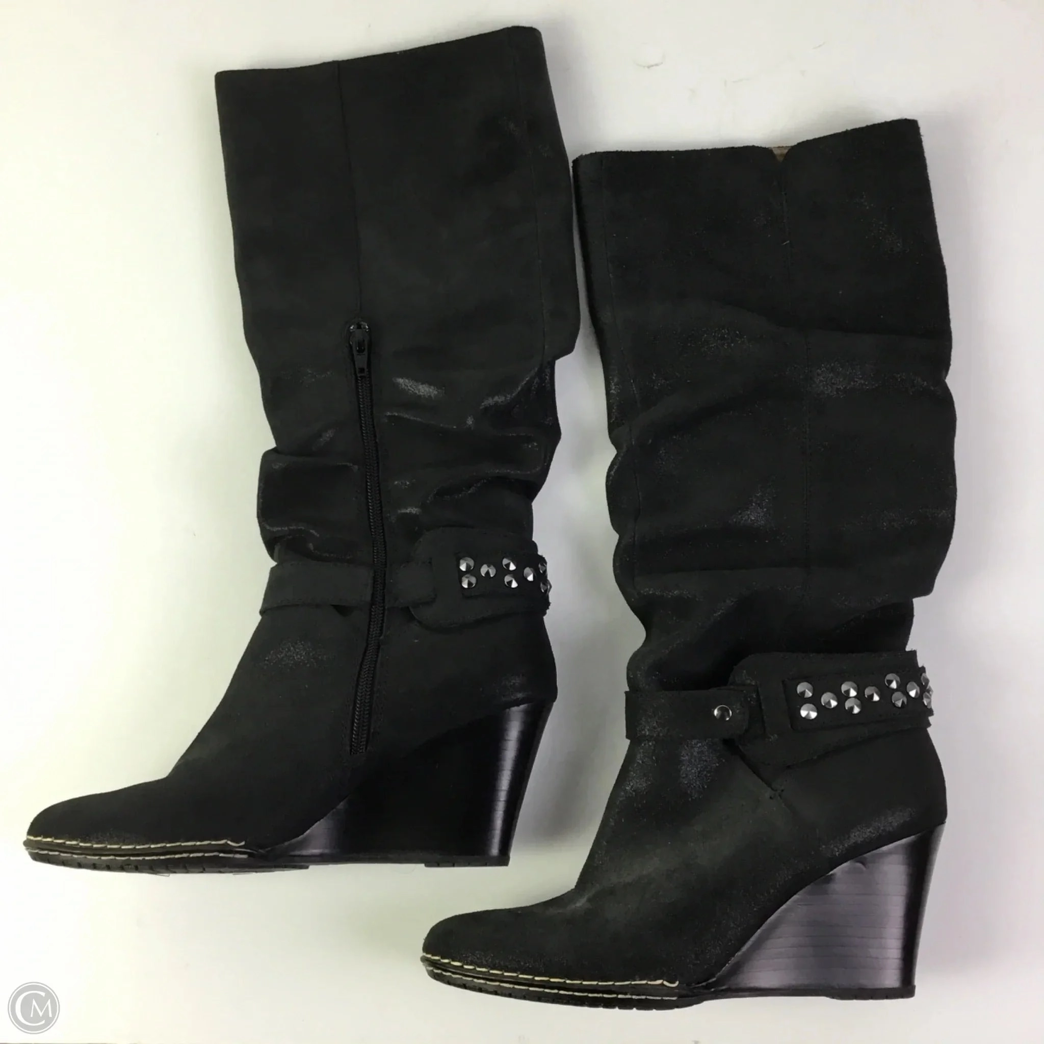 Boots Knee Heels By Sofft In Black, Size: 9 Arctic Cool Functional Footwear