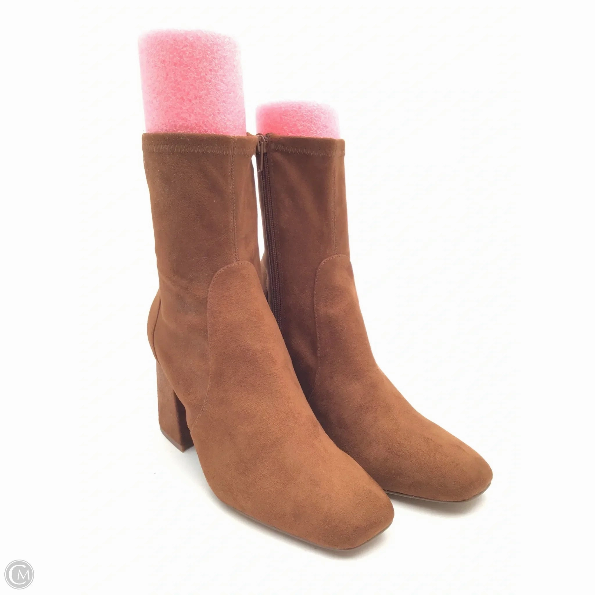 Sturdy Frame Boots Knee Heels By Steve Madden In Animal Print, Size: 10