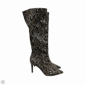 Boots Knee Heels By Steve Madden In Snakeskin Print, Size: 7.5 Seamless Comfort Remote Hiking