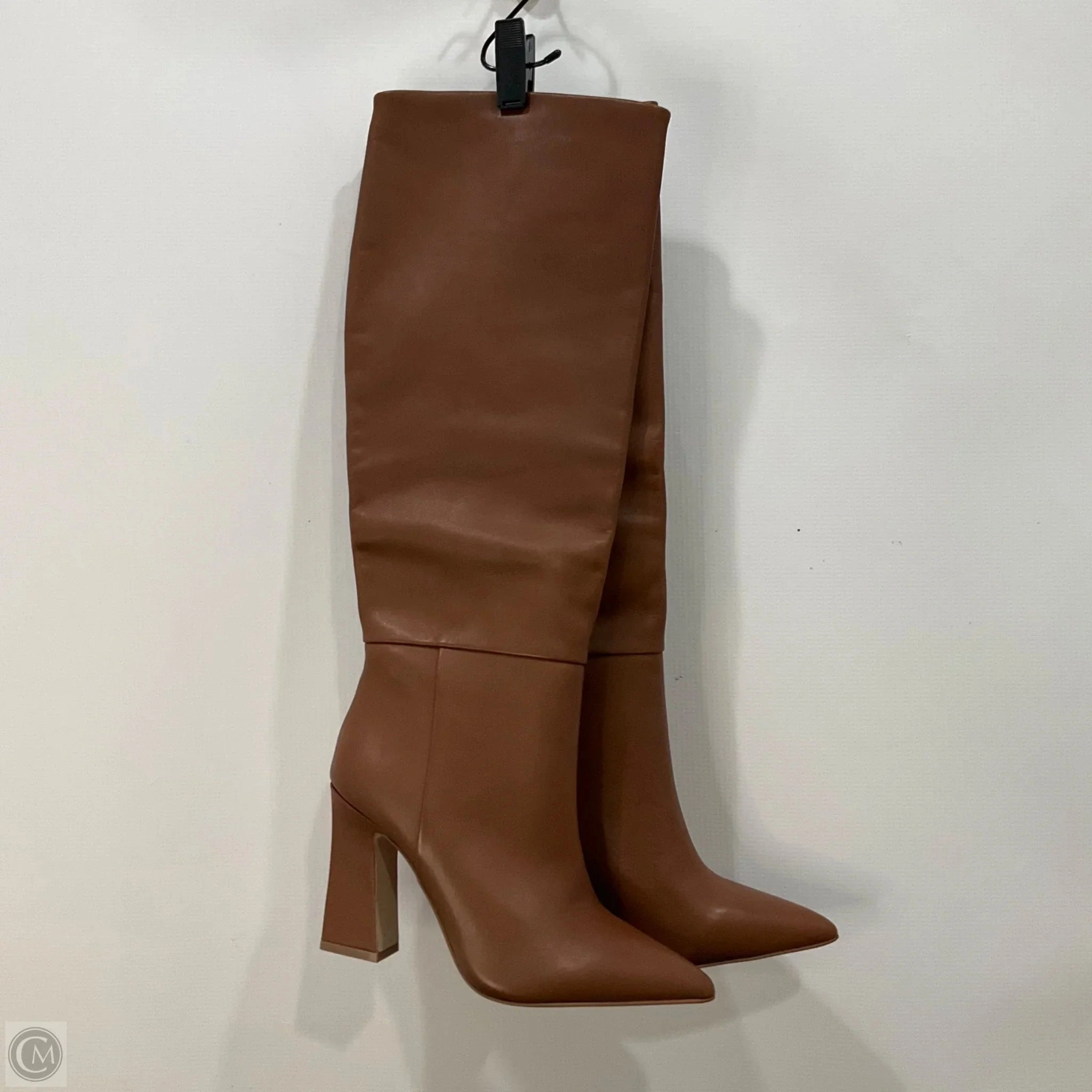Boots Knee Heels By Steve Madden In Tan, Size: 6.5 Shopping Lover