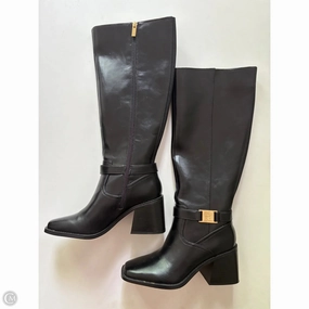 Anti-Friction All Weather Urban Traveler Boots Knee Heels By Vince Camuto In Black, Size: 8