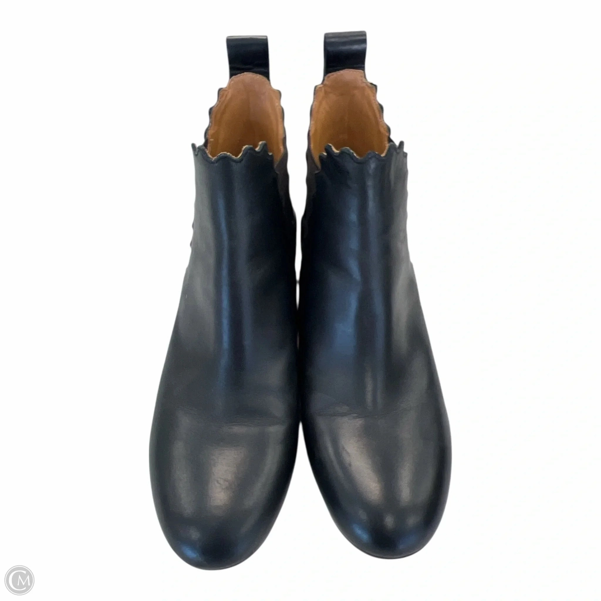 Moisture Wicking Lining Boots Luxury Designer By Chloe In Black, Size: 6